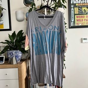 Free People graphic tunic